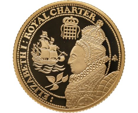 UNITED KINGDOM. ST. HELENA. Elizabeth II, 1952-2022. Gold one pound, 2017. St Helena. Proof. Third crowned portrait of Queen 