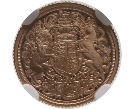 UNITED KINGDOM. Charles III, 2022-. Gold 1/4 sovereign, 2022. Royal Mint. Proof. Issued as the first sovereign for King Charl