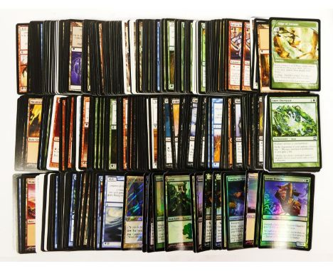 Approximately 300 Magic The Gathering trading cards, believed to be from the mid/late 2000's to include Land Cards, Drift Of 