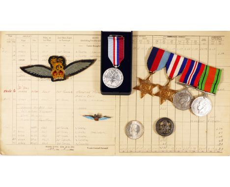 Of Operation Mallard/D Day glider pilot interest; WWII group of four medals, 1939 - 1945 Star, The France and Germany Star, D