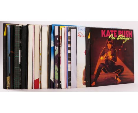 Thirty three vinyl singles to include Kate Bush - On Stage, Roxy - Angel Eyes, Queen - Flash, Matchbox - Rockabilly Rebel, Bl