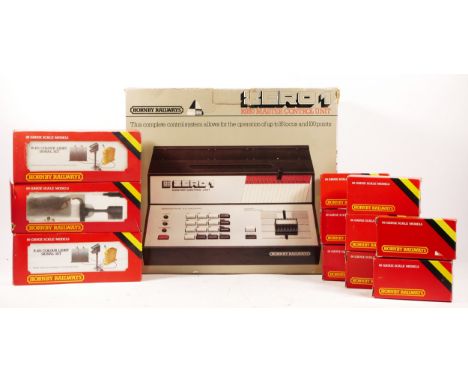 Three Hornby Railways R.406 Colour Light Signal sets, together with eight Hornby Railways R.405 Colour Light Signals, all box