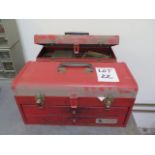 Tool Boxes (2) w/ Misc (SOLD AS-IS - NO WARRANTY)