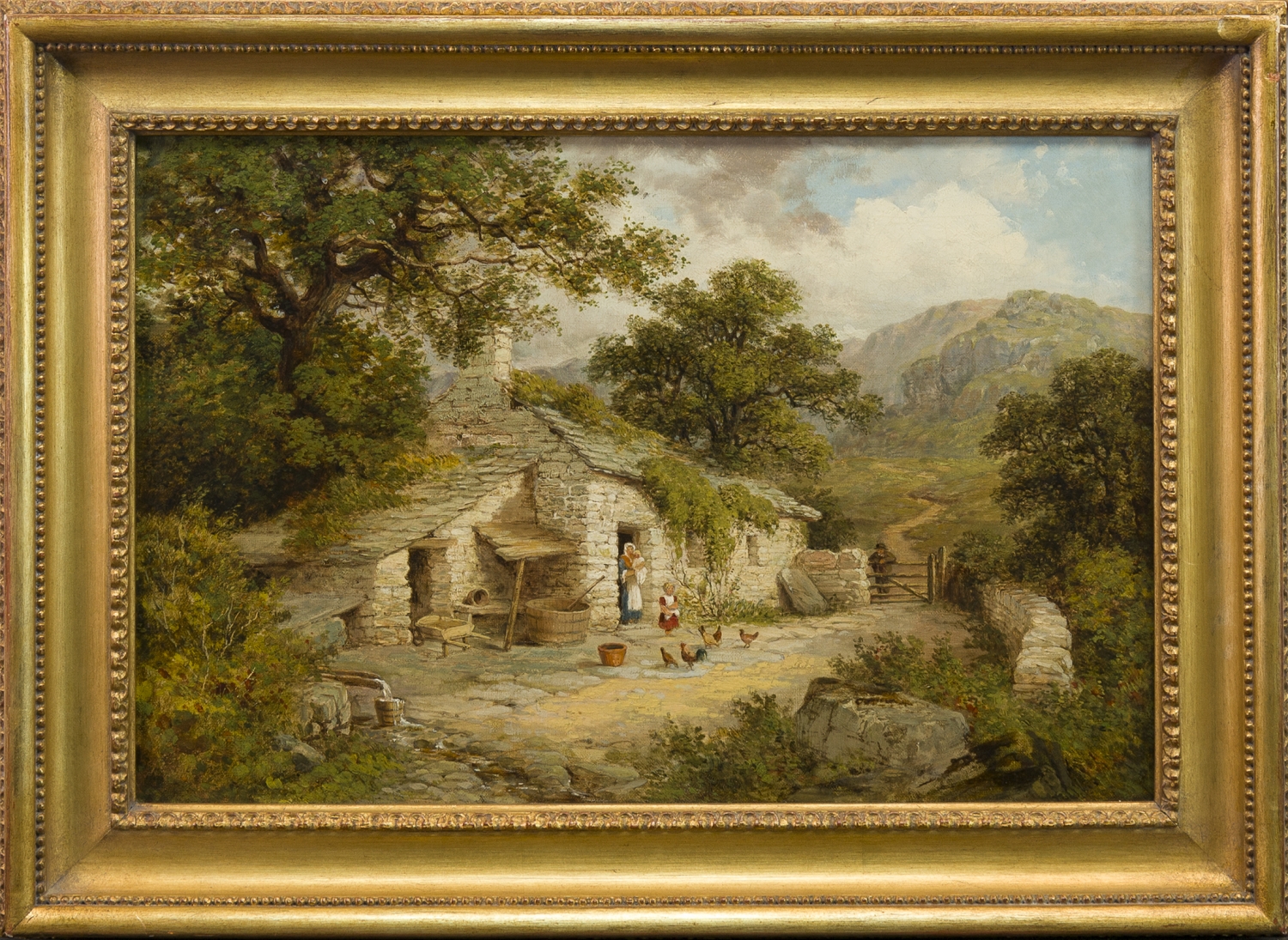 ATTRIBUTED TO TURNER (BRITISH 1841 1910), A PAIR OF RURAL