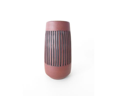 A Poole Atlantis range vase by Catherine Connett. Impressed marks. 13.5cm high