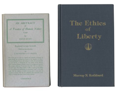 ROTHBARD (MURRAY N.)The Ethics of Liberty, FIRST EDITION, FROM THE LIBRARY OF G.R. SAMPSON,  with his bookplate and ink margi