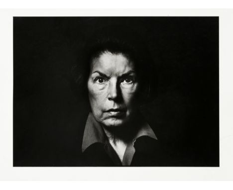 SOAMES (SALLY)'The writer Ruth Rendell at her home in London',  gelatin silver print, signed and titled by photographer on ve