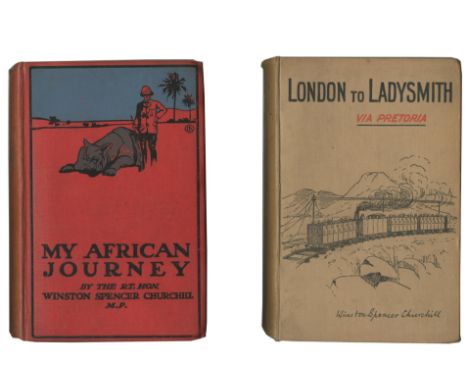 CHURCHILL (WINSTON)London to Ladysmith via Pretoria, FIRST EDITION,  8 maps and plans (3 folding), 2pp. advertisements and 32