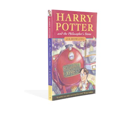 ROWLING (J.K.)Harry Potter and the Philosopher's Stone, FIRST PAPERBACK EDITION,  with the number sequence from 10 to 1 on ve
