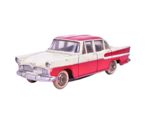 French Dinky Toys - an original vintage French made Dinky Toys diecast model No. 24K Simca Chambord. Red and cream body with 