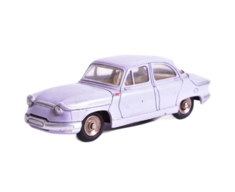 French Dinky Toys - an original vintage French made Dinky Toys model No. 547 Panhard PL 17. Lilac body with cream exterior an