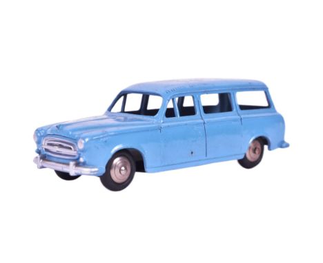 French Dinky Toys - an original vintage French made Dinky Toys model No. 24F 403 Peugeot U5. Light blue with silver bumpers a