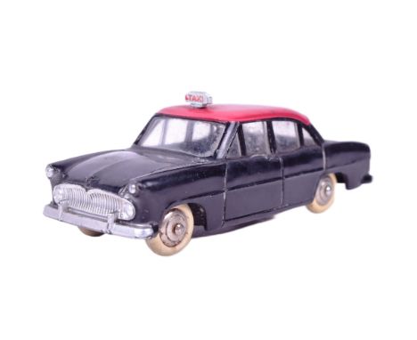 French Dinky Toys - an original vintage French made Dinky Toys diecast model No.24ZT Simca Ariane Taxi. Black with red roof a