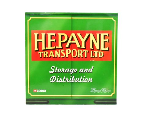 Diecast - a Limited Edition Corgi 1/50 scale diecast H.E Payne Transport Ltd diecast model set containing x3 Tractor Units an