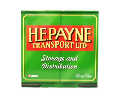 Diecast - a Limited Edition Corgi 1/50 scale diecast H.E Payne Transport Ltd diecast model set containing x3 Tractor Units an