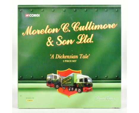 Diecast - a Limited Edition Corgi 1/50 scale diecast model set ' A Dickensian Tale ' containing&nbsp; ERF ECS Curtainside and