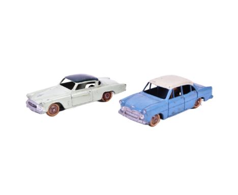 French Dinky Toys - two original vintage French made Dinky Toys comprising 24Z Simca Versailles and 24Y Studebaker Commander.