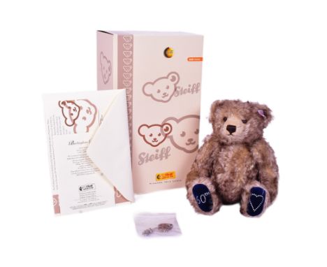 Teddy Bears - an original German Steiff made soft toy teddy bear 662577 Buckingham Bear with growler. Brown tipped mohair wit