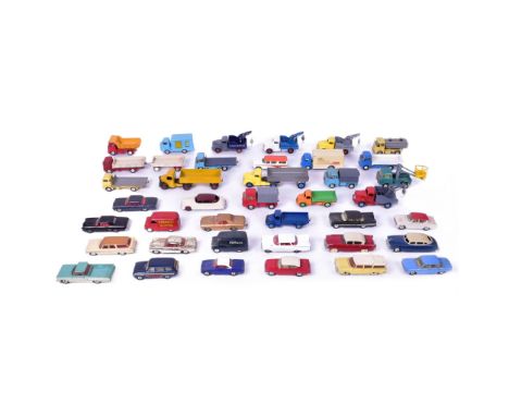 Diecast - a collection of assorted vintage Dinky and Corgi Toys diecast model cars and other vehicles to include; Commer Brea