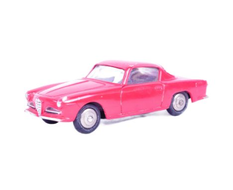 French Dinky Toys - an original vintage French made Dinky Toys model No. 24J Coupe Alfa Romeo. All re with a black chassis. A