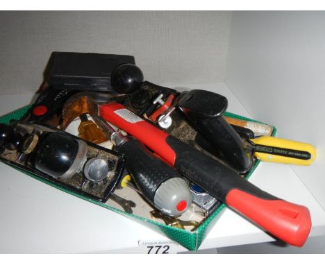 A selection of hand tools inc. Stanley plane