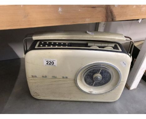 A vintage style Bush radio