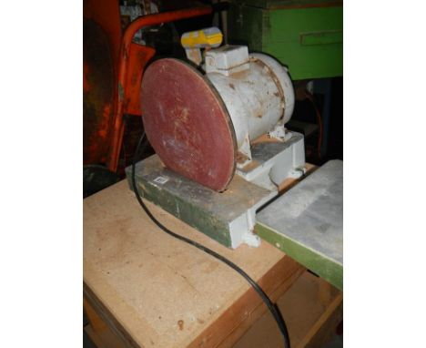 A Hopkins 14" disc bench sander