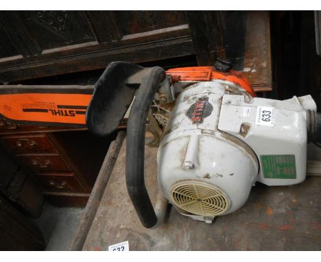 A STIHL E30 chainsaw