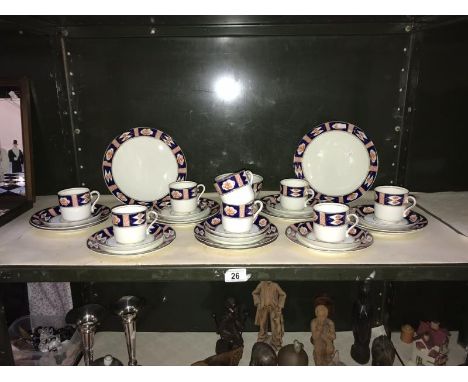 A quantity of Heathcote plates, cups&amp; saucers etc.