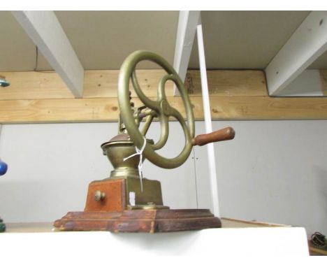 A Vintage French coffee grinder.
