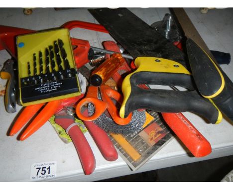 A selection of hand tools