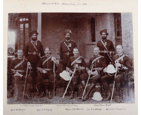 Impressive Photograph Album of Boer War and Indian Army Delhi Durbar Interest, fine album with large print images beginning w