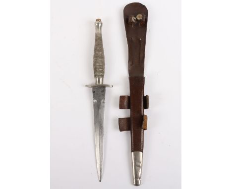 WW2 British 1st Pattern Fairbairn Sykes (F.S) Commando Knife by Wilkinson Sword Co Ltd, good combat used example of the desir