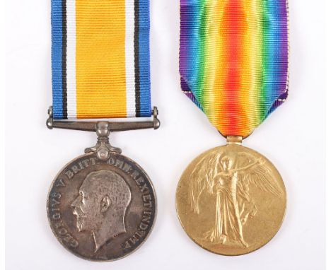 Great War Pair of Medals to the 16th Battalion Royal Scots, British War and Victory medals, “271237 PTE. H. FIRTH R. SCOTS”. 