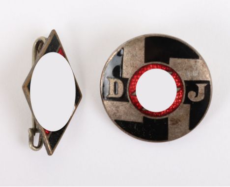 Third Reich NPEA (Students Association) Enamel Membership Badge, fine quality enamel NPEA diamond membership badge with pin a