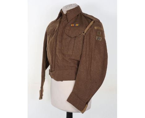 WW2 British 29th (Gosport) Battalion Hampshire Home Guard Battle Dress Blouse, fine example of a other ranks battle dress blo