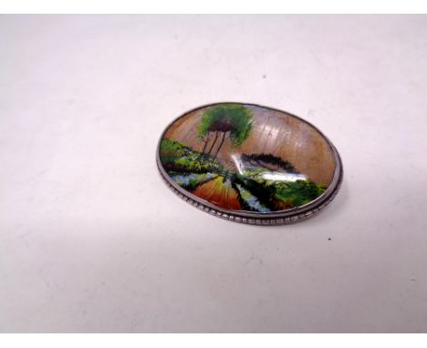 A vintage butterfly wing brooch 