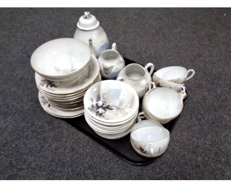 A Japanese eggshell tea service    