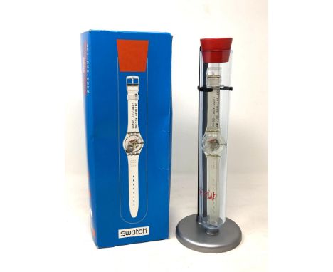 A Swatch Genetic Code watch in box. 