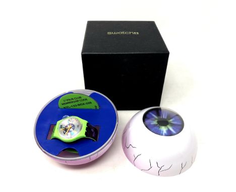 A Swatch Playa Look watch in box. 