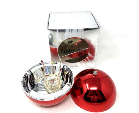 A Swatch Light Tree Christmas Bauble watch in box. 