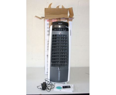 A HONEYWELL ES800 DEHUMIDIFIER in original box with PSU, manual and remote (PAT fail due to European plug)