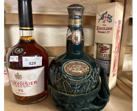 The English Whisky Co, Couvoisier Brandy and a Chivas Bros Royal Salute Scotch Whisky (3)