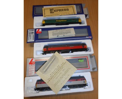 3 Boxed Limited Edition Lima Locos 00 gauge 47972 The Royal Army Ordnance Corps no 370 of 850 , Lady Diana Spencer 47 712 no 