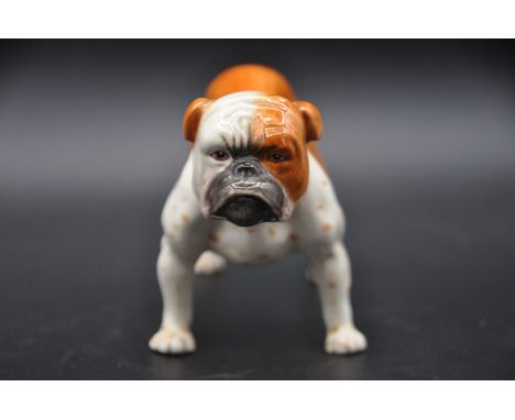Royal Doulton model of a standing bull dog RDA107 2005 18cm long 10cm tall. No obvious chips, cracks or restoration