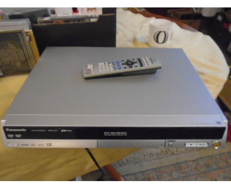Panasonic dvd recorder plus some video's, dvd's and c.d's