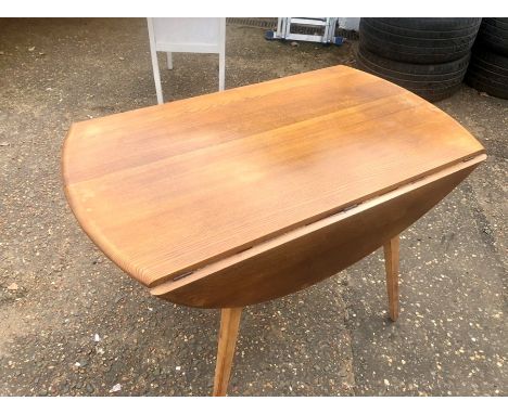 Ercol Dropleaf table 28 inches tall 44x 24 inches closed 44 x 49 open 