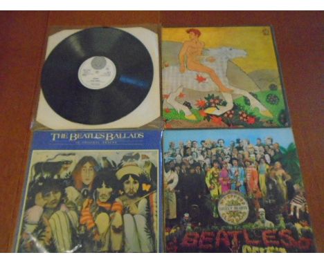 Records Beatles, Rolling Stones, Fleetwood mac, Black Sabbath (vertigo swirl) etc