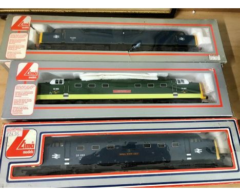 3 Boxed Lima Locos 00 gauge 55 022 Royal Scots Grey , 55 002 The Kings Own Yorkshire Light Infantry and 40 052