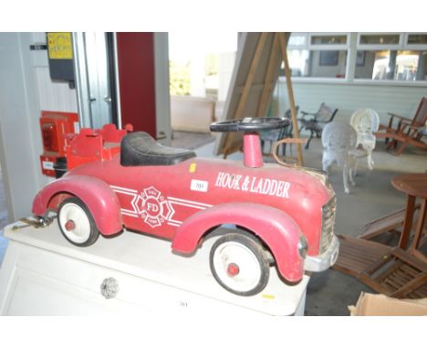 A ride-along fire engine 
